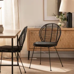 Klast Home Ratán|Sillas De Exterior>Kala Negro