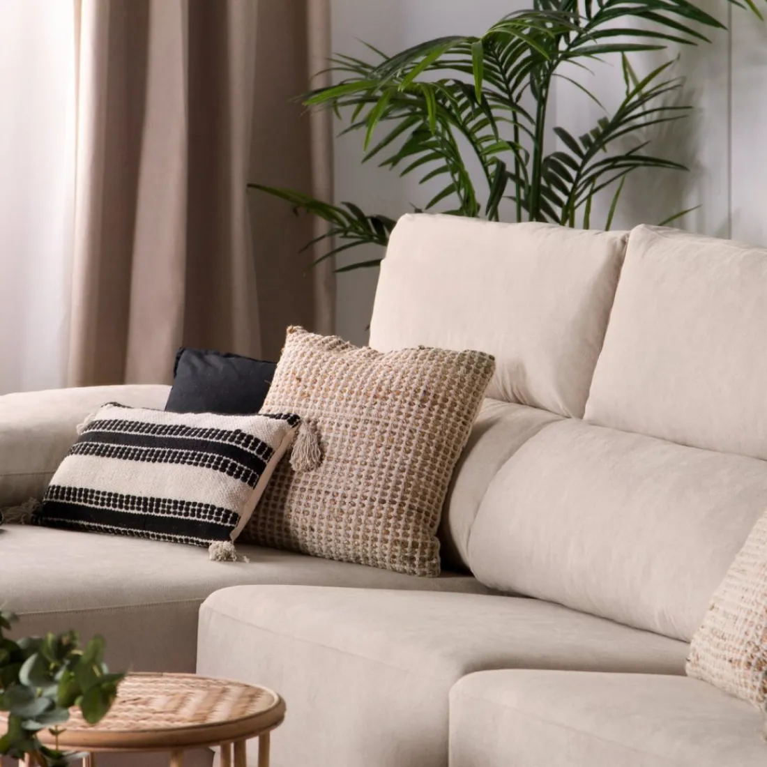 Klast Home Sofás Con Chaise Longue>Keira Beige