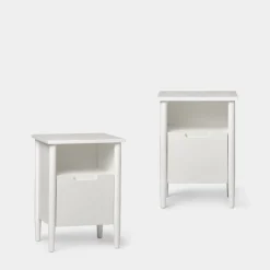 Klast Home Packs De 2 Mesitas De Noche|Mesitas De Noche>Kenan Blanco