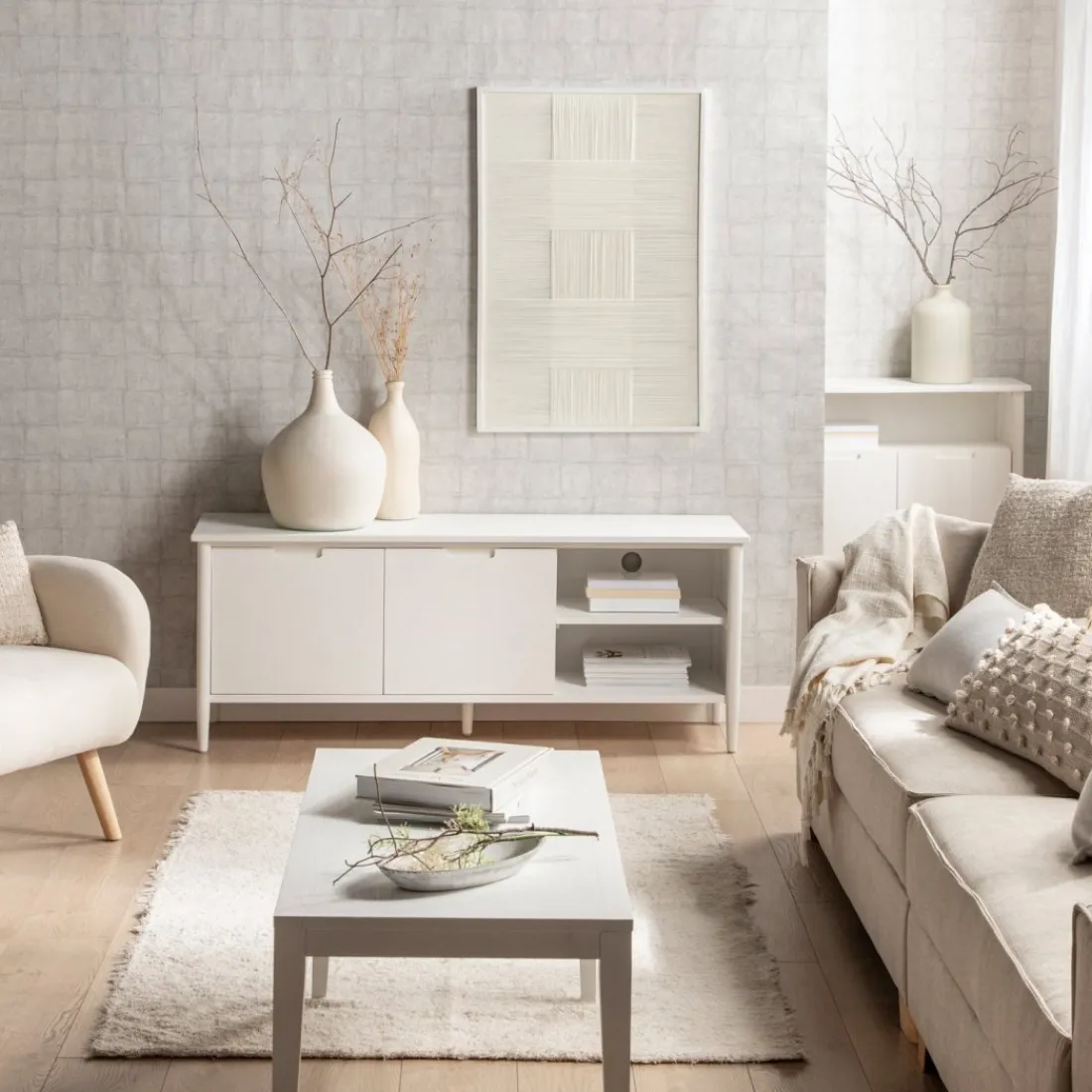 Klast Home Muebles Tv>Kenan Blanco