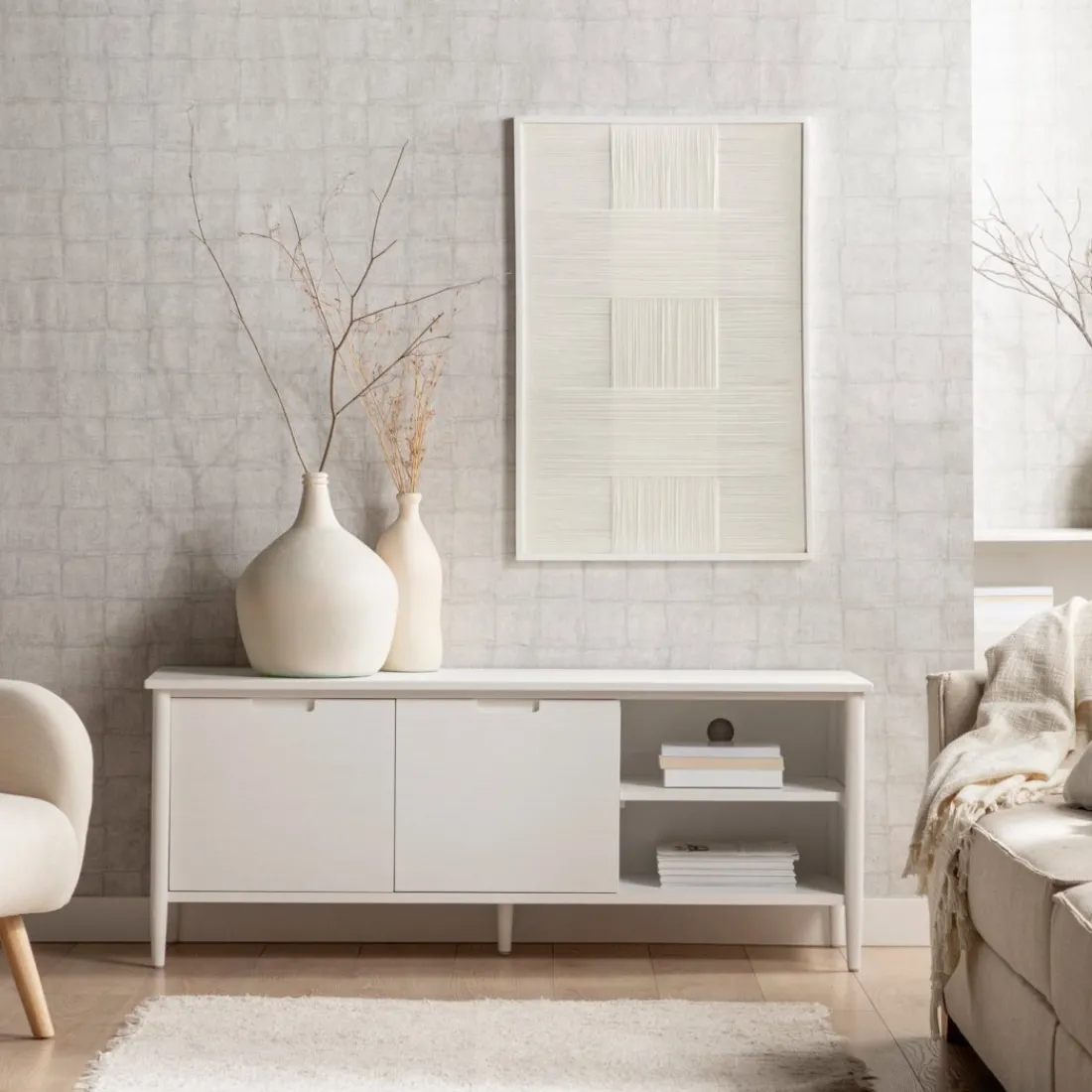 Klast Home Muebles Tv>Kenan Blanco