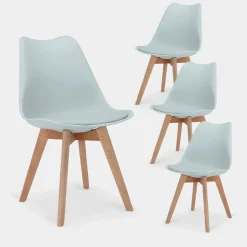 Klast Home Packs 4 Sillas Polipropileno|Sillas De Exterior>Kler Azul