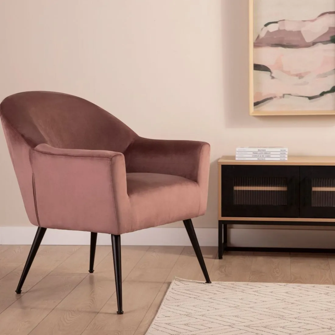 Klast Home Butacas Para Dormitorio|Sillones Y Butacas>Lauren Rosa