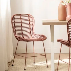 Klast Home Ratán|Sillas De Exterior>Leo Terracota