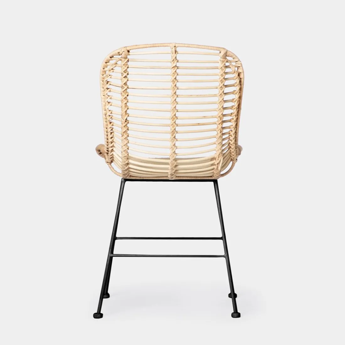 Klast Home Ratán|Packs 2 Sillas Ratán>Leo Negro/Natural