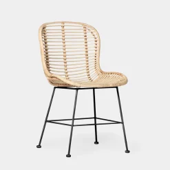 Klast Home Ratán|Sillas De Exterior>Leo Negro/Natural/Natural/blanco