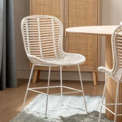 Klast Home Ratán|Sillas De Exterior>Leo Blanco