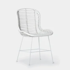 Klast Home Ratán|Sillas De Exterior>Leo Blanco
