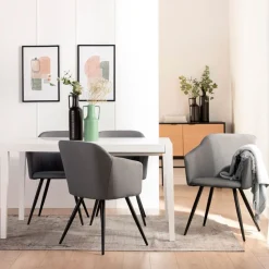 Klast Home Packs 2 Sillas Tapizadas|Sillas De Comedor Y Cocina><noscript><img width=