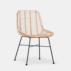 Klast Home Ratán|Sillas De Exterior>Lui Negro/Natural/Natural/blanco