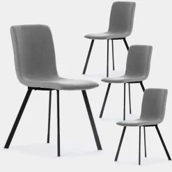 Klast Home Packs 4 Sillas Tapizadas|Sillas De Comedor Y Cocina>Maia Gris