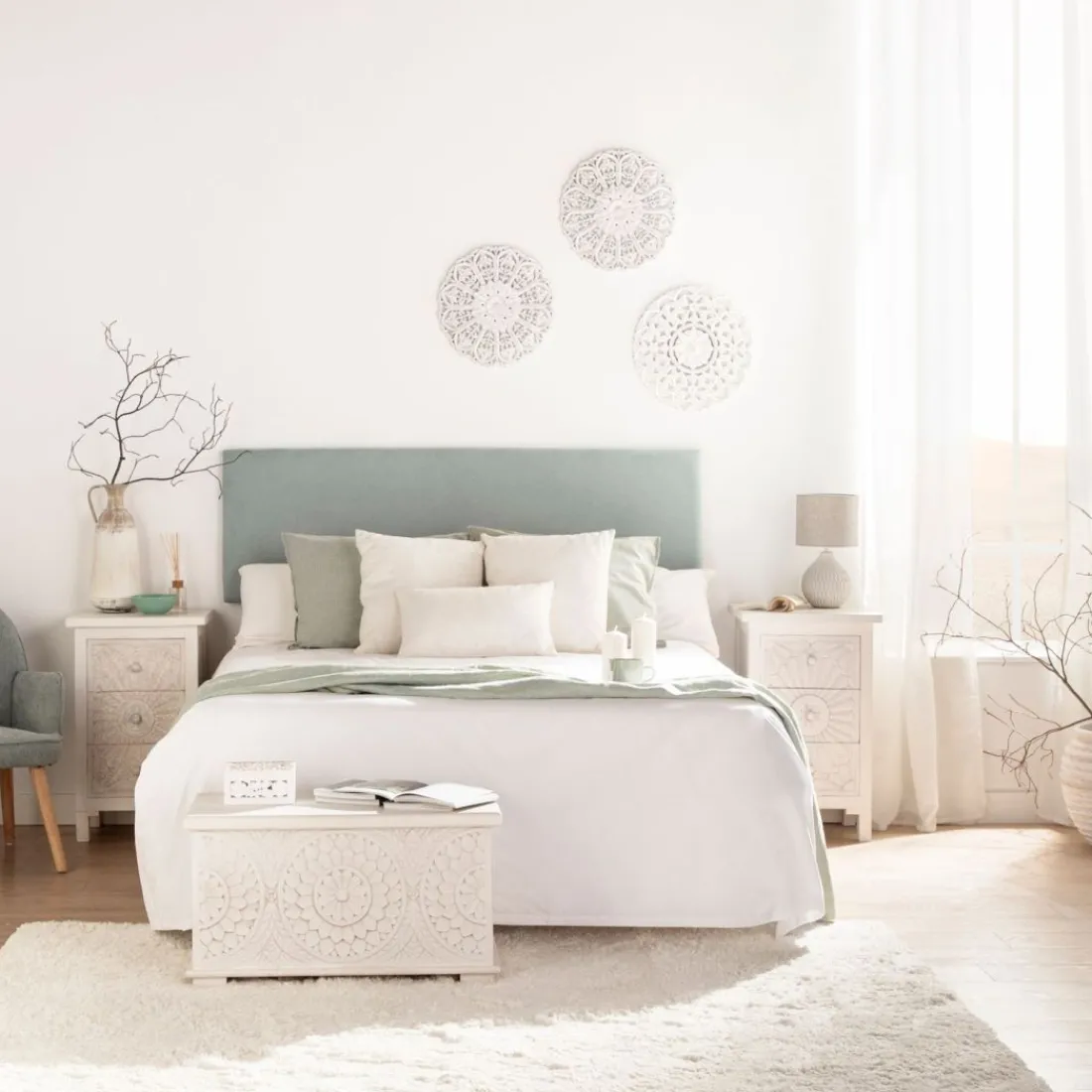 Klast Home Cabeceros De Cama>Malta Menta