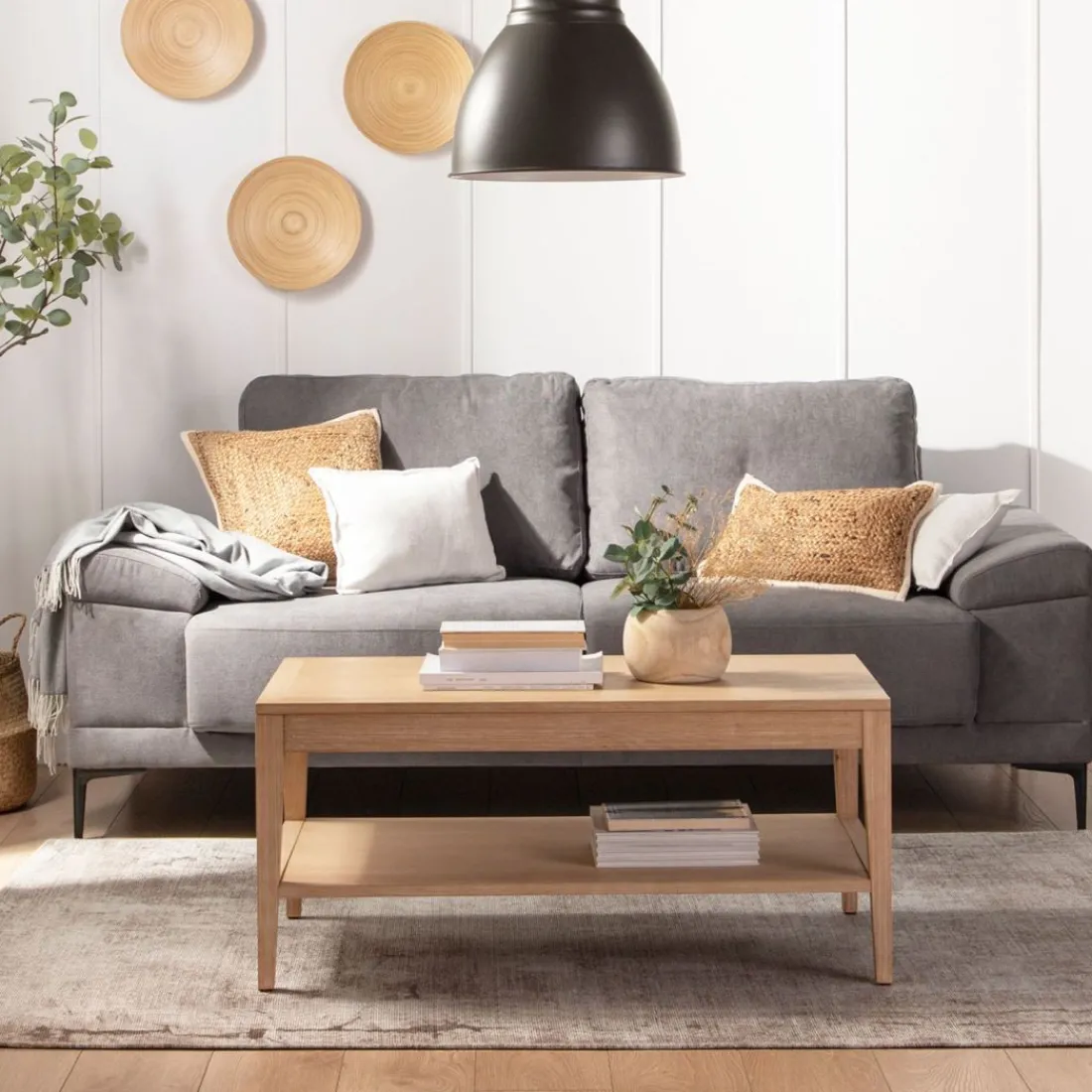 Klast Home Mesas De Centro>Mara Natural/Natural/blanco