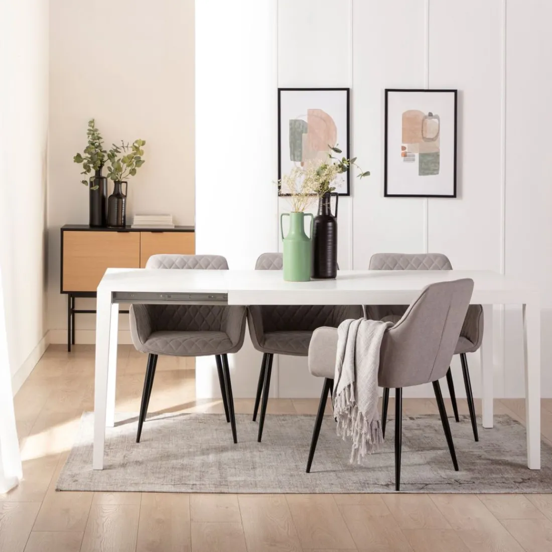 Klast Home Mesas Extensibles|Mesas De Comedor Y Cocina>Mara Blanco