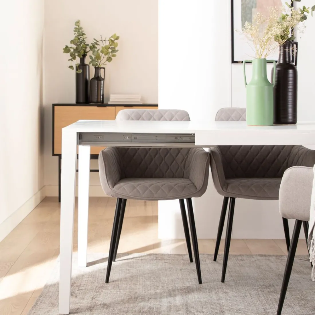 Klast Home Mesas Extensibles|Mesas De Comedor Y Cocina>Mara Blanco