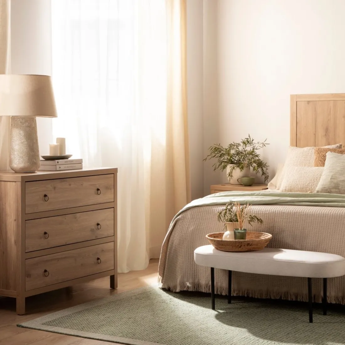 Klast Home Descalzadores Y Baúles Para Pie De Cama|Bancos Para Dormitorio Y Recibidor>Mena Beige