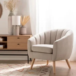 Klast Home Butacas Para Dormitorio|Sillones Y Butacas>Miler Beige