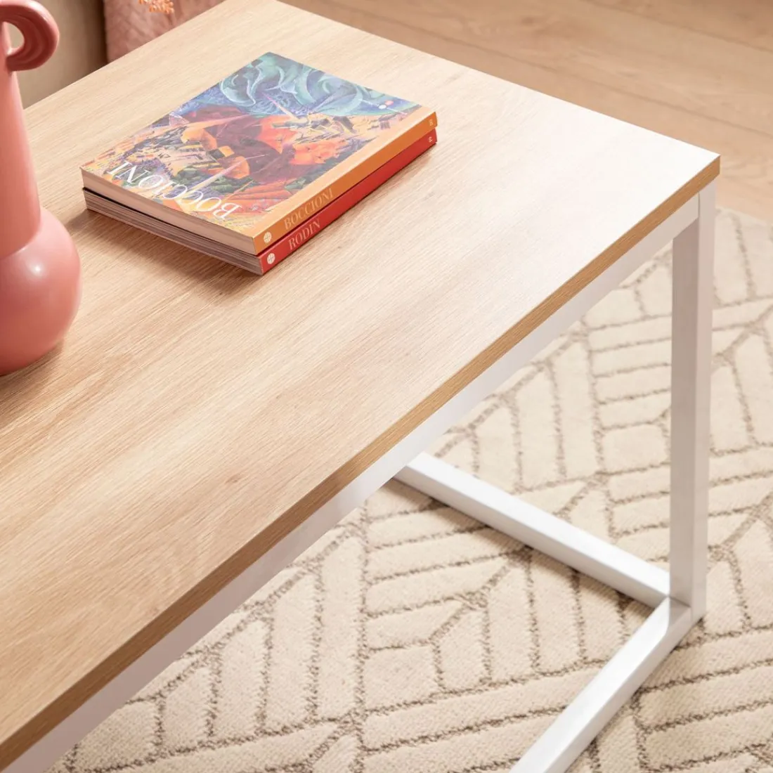 Klast Home Mesas De Centro>Navan Natural/Blanco