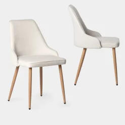 Klast Home Packs 2 Sillas Tapizadas|Sillas De Comedor Y Cocina>Nika Beige