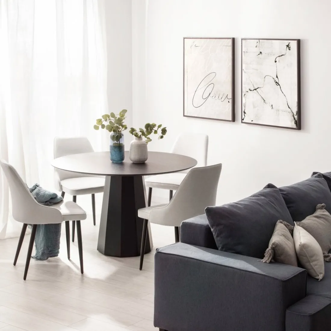 Klast Home Packs 2 Sillas Tapizadas|Sillas De Comedor Y Cocina>Nika Gris