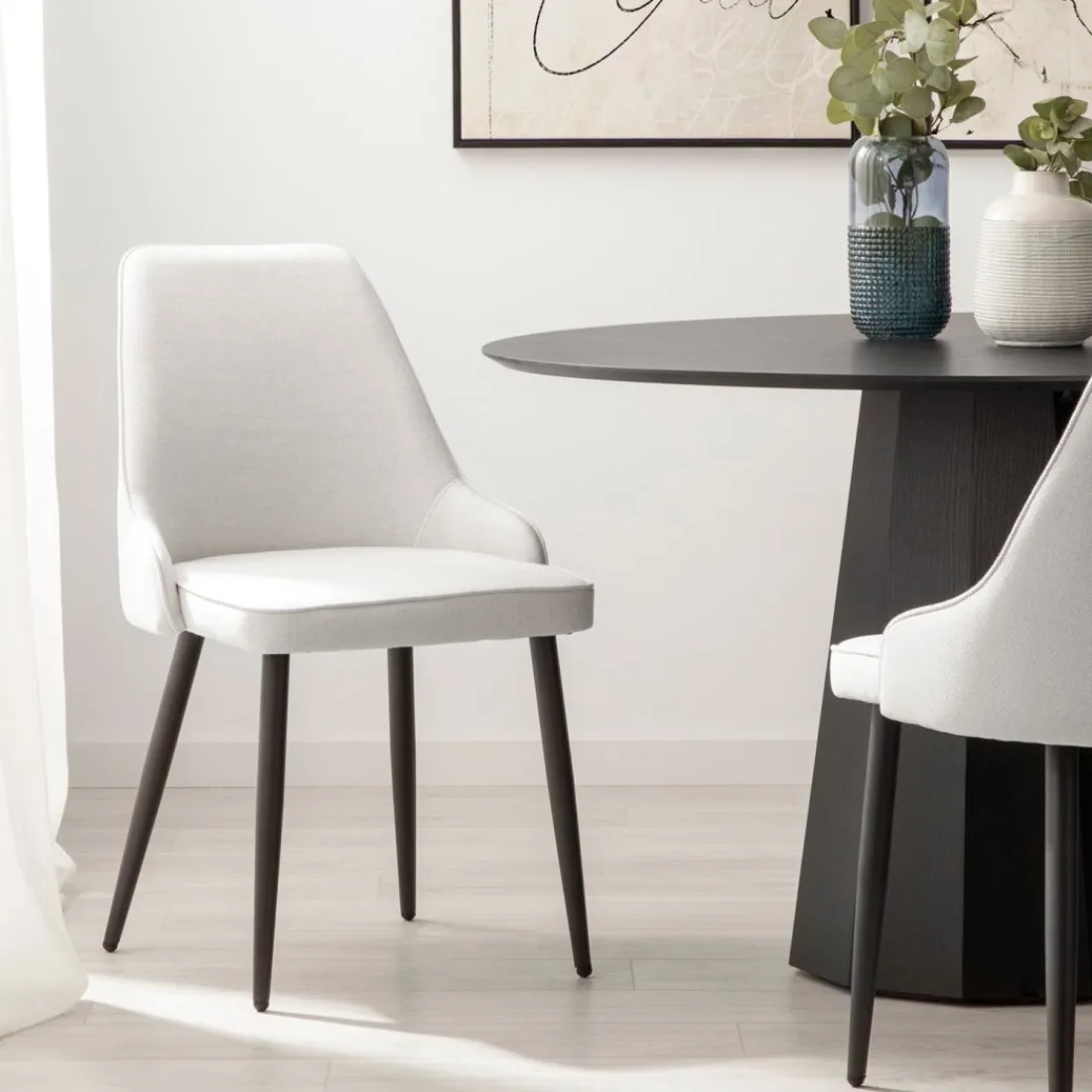 Klast Home Packs 2 Sillas Tapizadas|Sillas De Comedor Y Cocina>Nika Gris