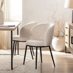 Klast Home Packs 2 Sillas Tapizadas|Sillas De Comedor Y Cocina>Nolan Blanco