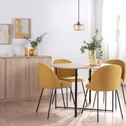 Klast Home Packs 4 Sillas Tapizadas|Sillas De Comedor Y Cocina><noscript><img width=