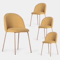 Klast Home Packs 4 Sillas Tapizadas|Sillas De Comedor Y Cocina>Olivia