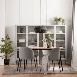 Klast Home Packs 4 Sillas Tapizadas|Sillas De Comedor Y Cocina>Olivia Gris