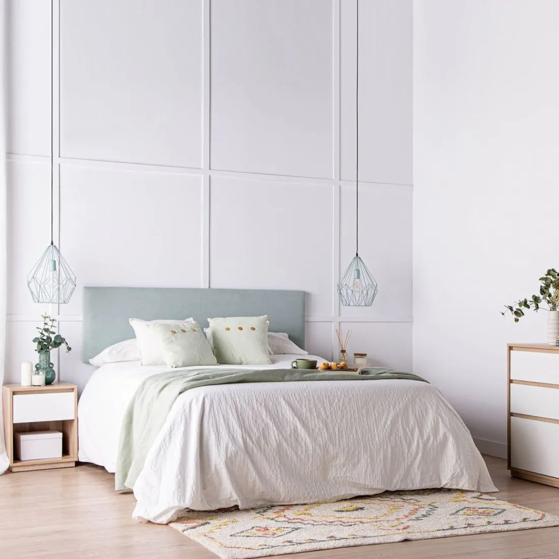 Klast Home Packs De 2 Mesitas De Noche|Mesitas De Noche>Oslo Natural/Blanco