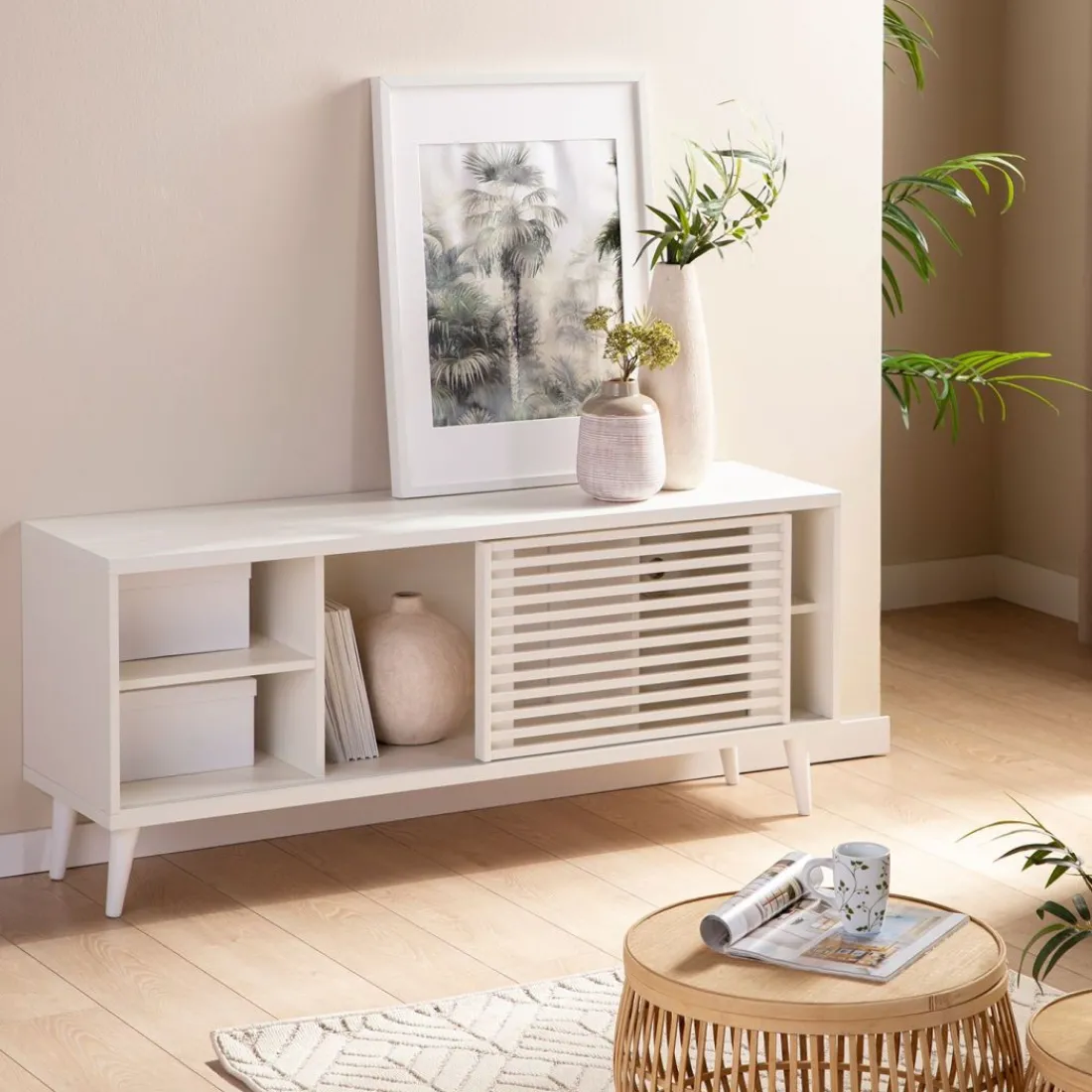 Klast Home Muebles Tv>Palm Blanco