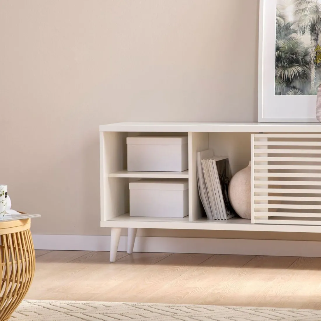 Klast Home Muebles Tv>Palm Blanco