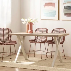 Klast Home Mesas De Comedor Y Cocina>Parks Natural/Blanco