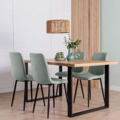 Klast Home Packs 4 Sillas Tapizadas|Sillas De Comedor Y Cocina>Robbie Verde