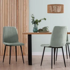 Klast Home Packs 4 Sillas Tapizadas|Sillas De Comedor Y Cocina><noscript><img width=