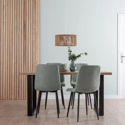 Klast Home Packs 4 Sillas Tapizadas|Sillas De Comedor Y Cocina><noscript><img width=