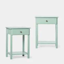 Klast Home Packs De 2 Mesitas De Noche|Mesitas De Noche>Ruan Menta