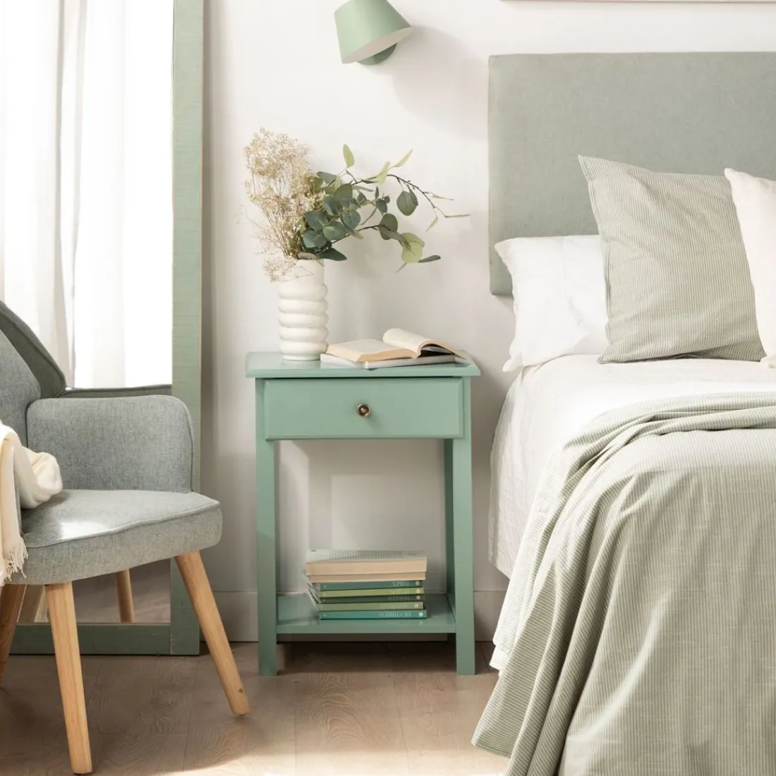 Klast Home Packs De 2 Mesitas De Noche|Mesitas De Noche>Ruan Menta