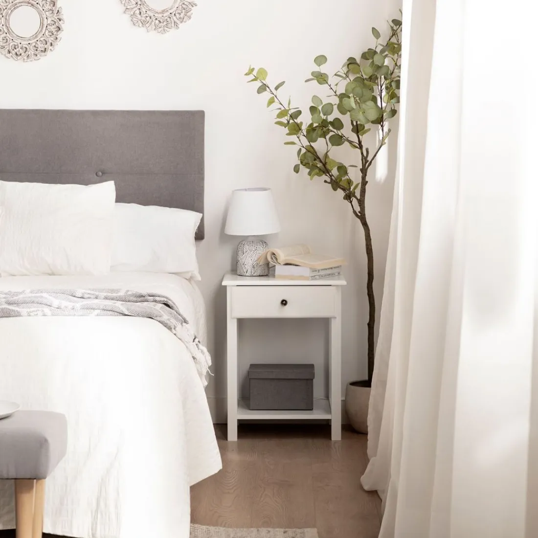 Klast Home Mesitas De Noche|Mesitas De Noche>Ruan Blanco