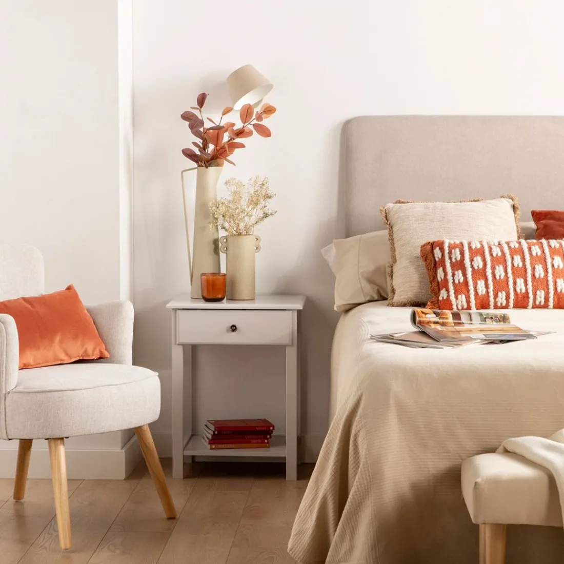 Klast Home Mesitas De Noche|Mesitas De Noche>Ruan Gris perla