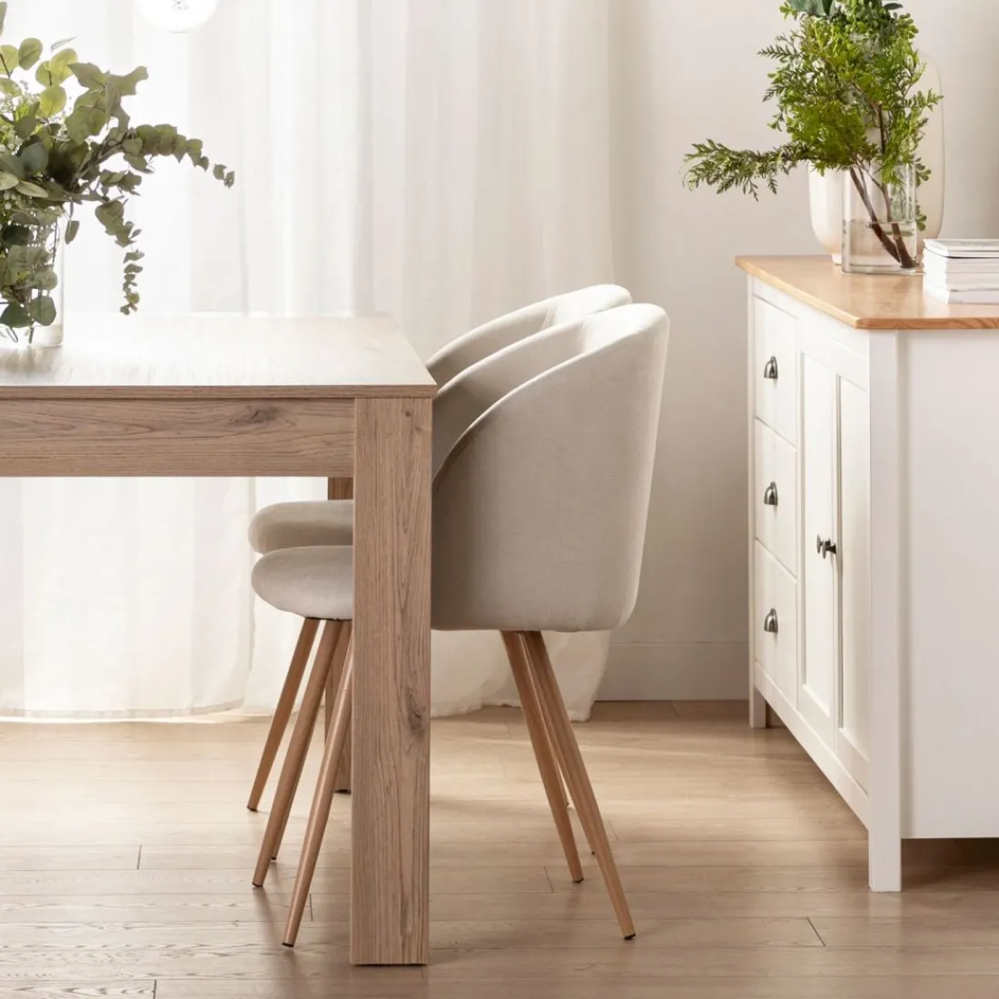 Klast Home Packs 2 Sillas Tapizadas|Sillas De Comedor Y Cocina>Scot Beige