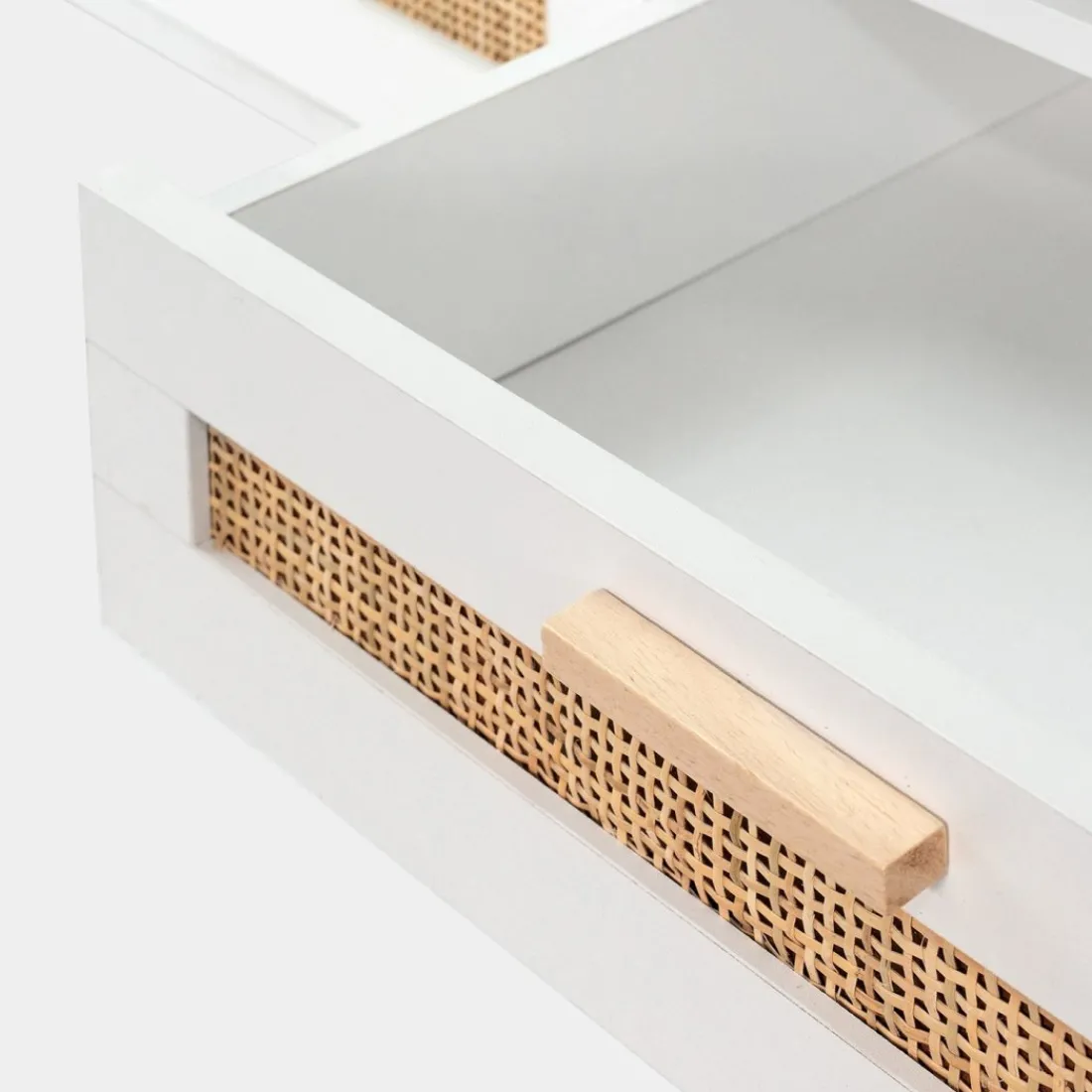 Klast Home Ratán|Muebles Tv>Tahiti Blanco