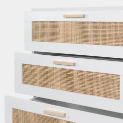 Klast Home Ratán|Cómodas>Tahiti Blanco