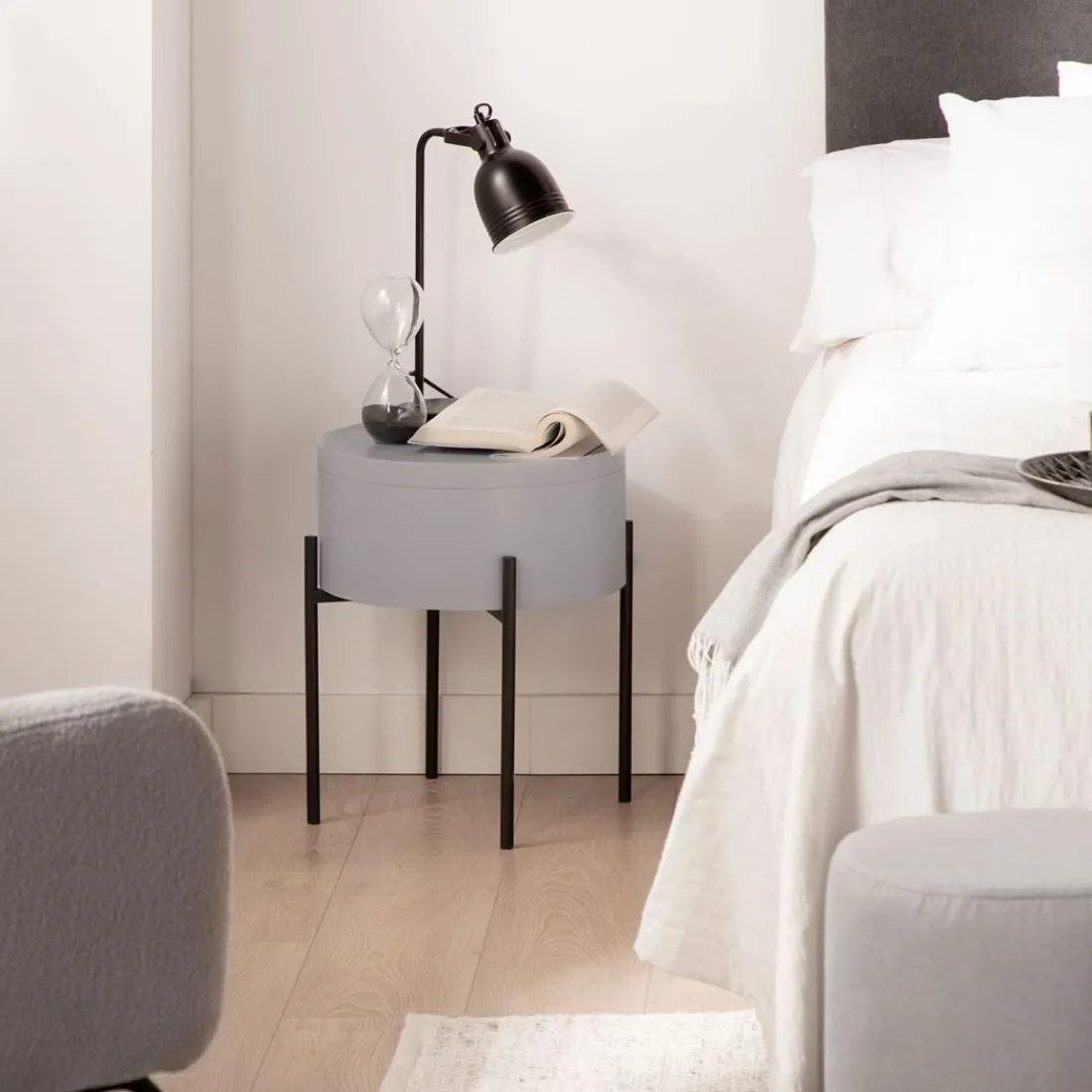 Klast Home Mesas Auxiliares>Tampa Gris