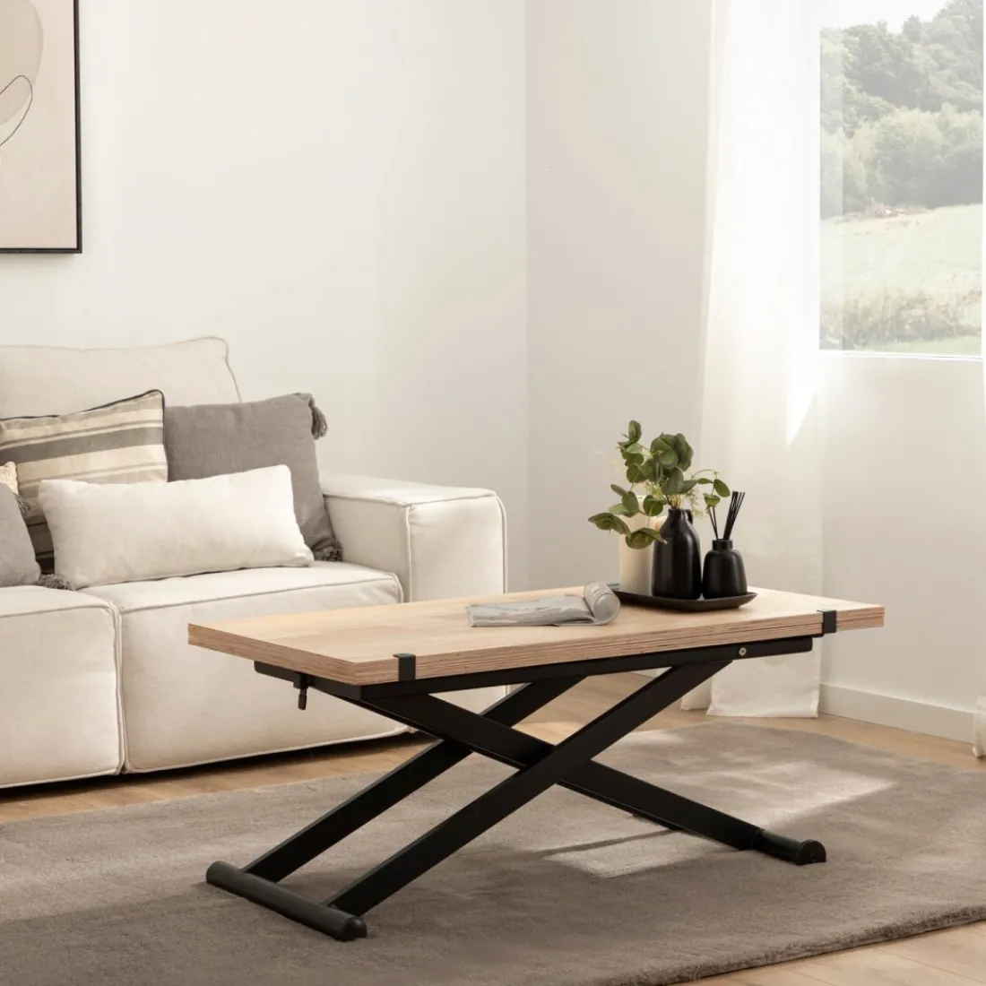 Klast Home Mesas De Centro>Tapi Negro/Natural