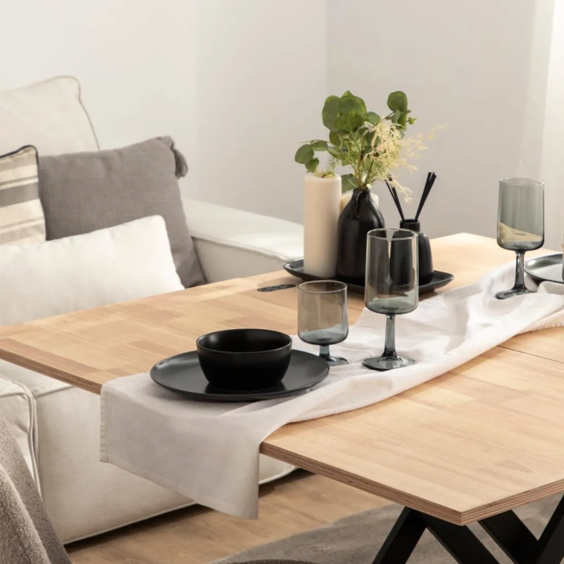 Klast Home Mesas De Centro>Tapi Negro/Natural