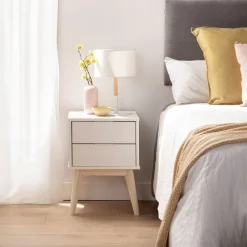 Klast Home Mesitas De Noche|Mesitas De Noche>Troy Blanco