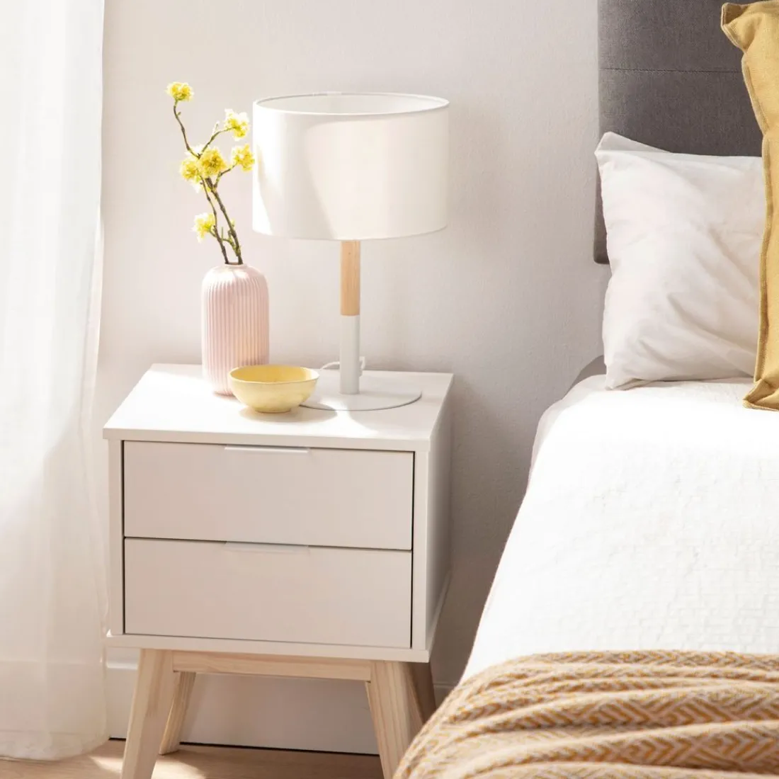 Klast Home Mesitas De Noche|Mesitas De Noche>Troy Blanco