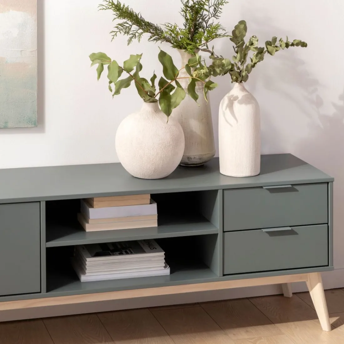 Klast Home Muebles Tv>Troy Verde antracita