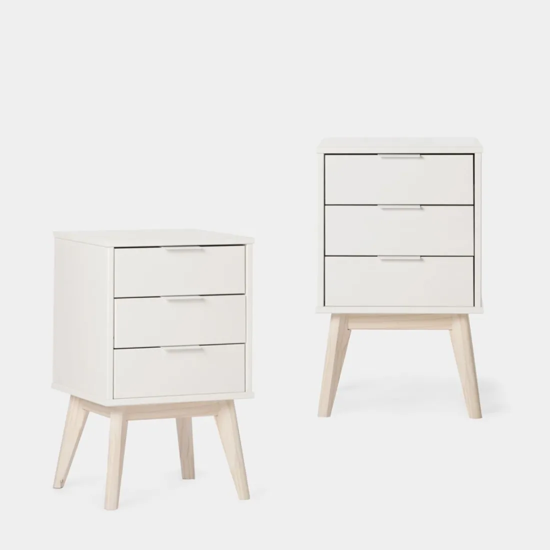 Klast Home Packs De 2 Mesitas De Noche|Mesitas De Noche>Troy Blanco